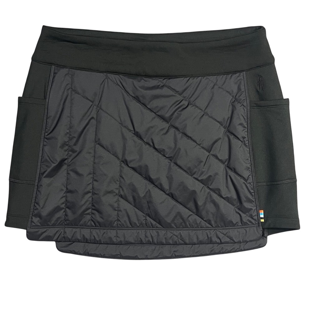 Smartwool SmartLoft 60 Insulated Skirt Medium Black Merino Wool Hiking Ski New